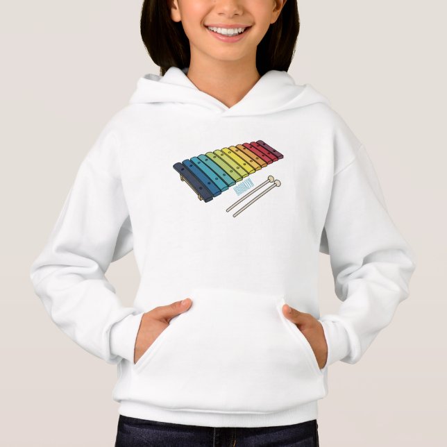 Xylophone cartoon illustration (Front)