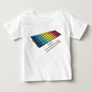 Xylophone cartoon illustration baby T-Shirt