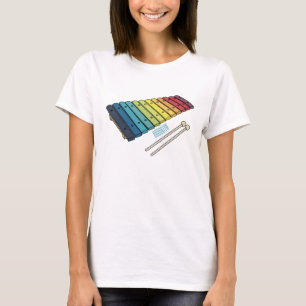 Xylophone cartoon illustration T-Shirt