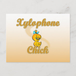 Xylophone Chick Postcard