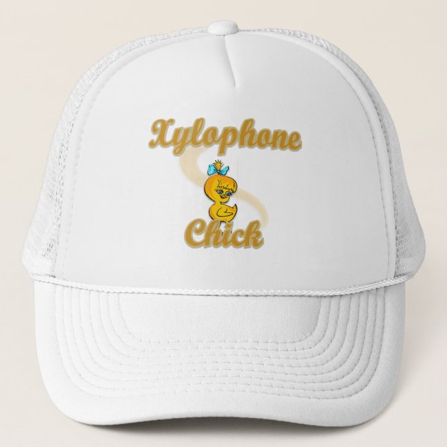 Xylophone Chick Trucker Hat (Front)