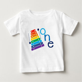 Xylophone first birthday shirt