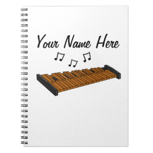 Xylophone Percussion Teacher Percussionist Custom Notebook