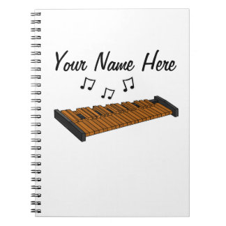 Xylophone Percussion Teacher Percussionist Custom Notebook