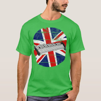 Xylophone UK Flag Britain Xylophonist Percussionis T-Shirt