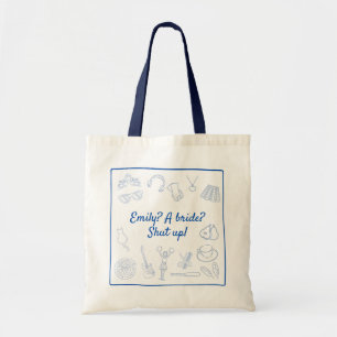 Y2K 2000's Movie Princess Bachelorette Custom  Tote Bag