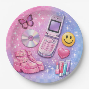 Y2K 2000's Party Plate