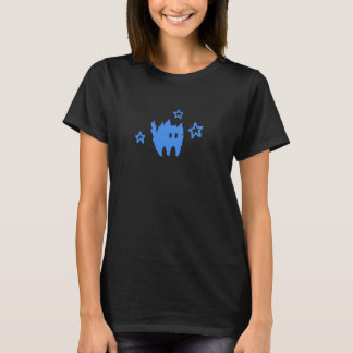 Y2K 90s Scary Tomcat Kitten Cat is Scared under St T-Shirt