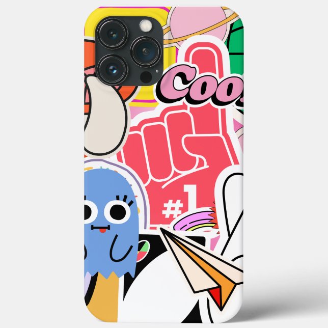 Y2K Aesthetic Cool Stickers  Case-Mate iPhone Case (Back)