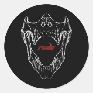 Y2k Back Print Retro Vintage Streetwear Fashion Classic Round Sticker