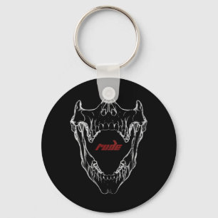 Y2k Back Print Retro Vintage Streetwear Fashion Key Ring