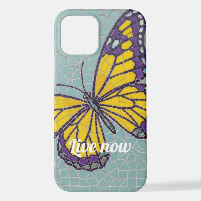 Y2K Butterfly Mosaic Phone Case – Snatched Vibe  (Back)
