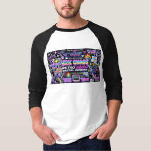 Y2K Chaos Retro 2000s Cyber Aesthetic Graphic Desi T-Shirt