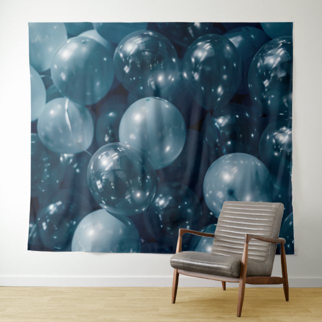 Y2K Colourful Party 90s Star Shot Backdrop Tapestry (In Situ (Horizontal))
