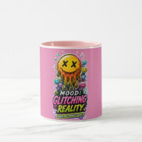 Y2K Cyber Glitch Coffee Mug