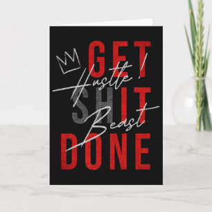Y2k Fitness Quote Fashion Gym Training Discipline Card