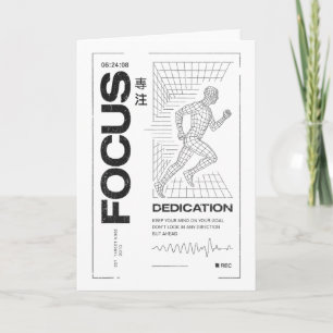 Y2k Fitness Quote Gym Training Discipline Yoga Spo Card