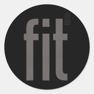 Y2k Fitness Quote Gym Training Discipline Yoga Spo Classic Round Sticker