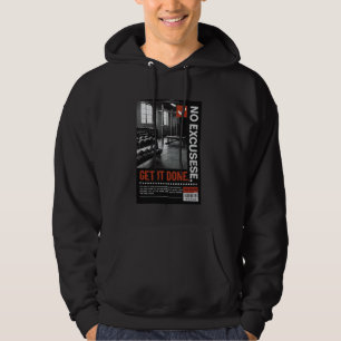 Y2K Fitness Quote Gym Training Discipline Yoga Spo Hoodie