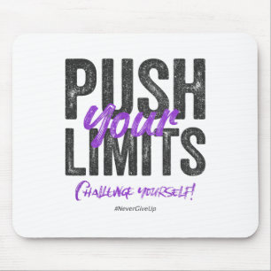 Y2k Fitness Quote Gym Training Discipline Yoga Spo Mouse Pad
