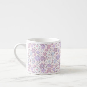 Y2K Flower Pattern Espresso Cup