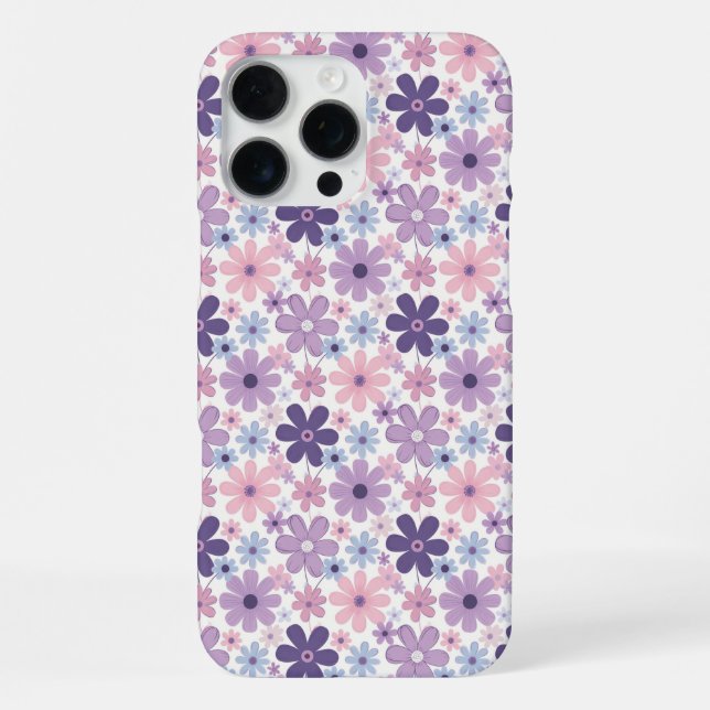 Y2K Flower Pattern iPhone Case (Back)
