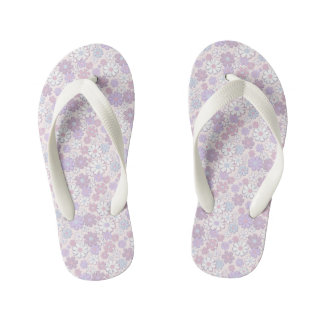 Y2K Flower Pattern Kid's Thongs