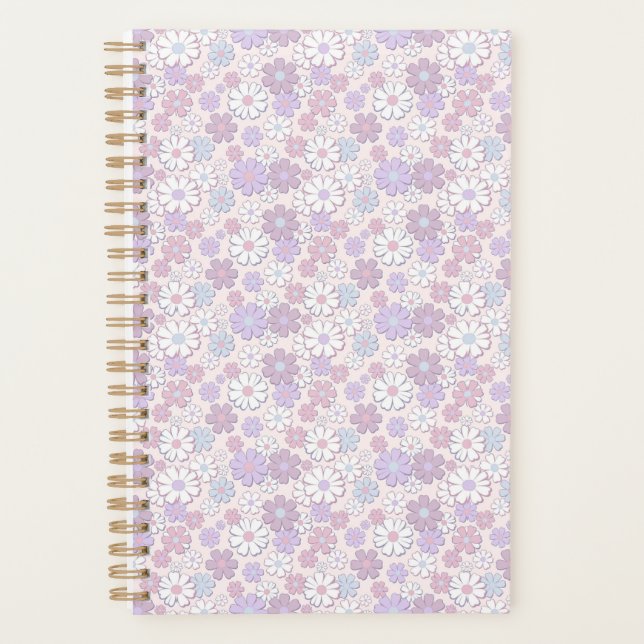 Y2K Flower Pattern Planner (Front)
