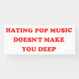 Y2K - Hating Pop Music Doesn't Make You Deep II Banner
