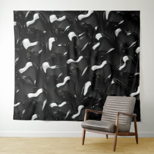 Y2K Heart Balloons Party 90s Star Shot Backdrop Tapestry