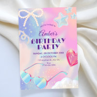 Y2k hologram cute birthday