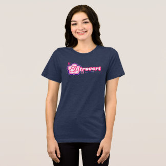 y2k "Introvert" Tri-Blend Shirt
