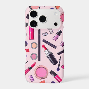 Y2K Makeup Collage iPhone Case Glam Scatter