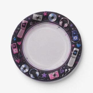 Y2K Nostalgia Party Plates