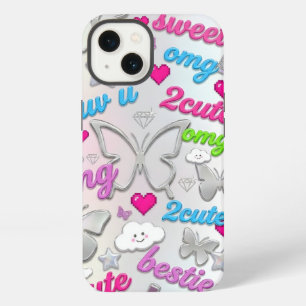 Y2K Phone Case Aesthetic 2000s Nostalgia Butterfly