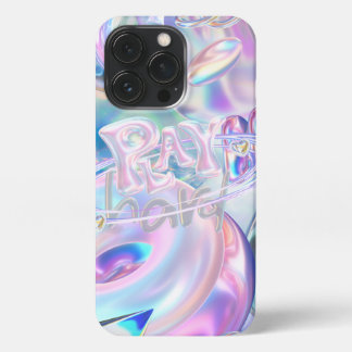 Y2K rainbow hologram style unique for iphone iPhone 13 Pro Case