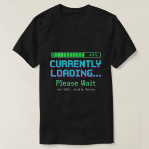 Y2K Retro Loading Screen Funny Shirt Gen Z Humou