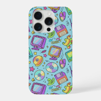 Y2K Retro Tech Aesthetic Pattern Phone Case