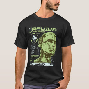 Y2K Revive - Robot - Bold Urban Graffiti Aesthetic T-Shirt