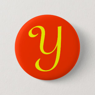 Y 6 CM ROUND BADGE