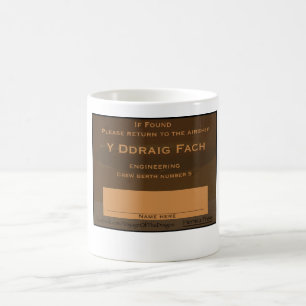 Y Ddragi Fach Crew Label Coffee Mug