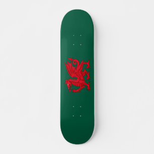 Y Ddraig Goch - Red Dragon Skateboard