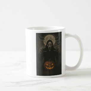 Y Face Ghost Mask Pumpkin Moon Soky Halloween Horr Coffee Mug