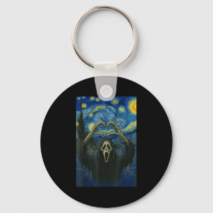 Y Face Horror Ghost Heart Hands Creepy Halloween  Key Ring