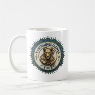Y Frenhines Llewes. cymru Coffee Mug