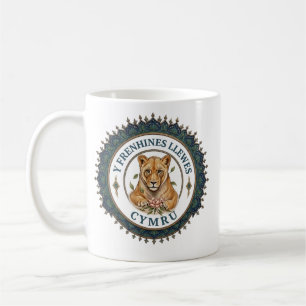 Y Frenhines Llewes. cymru Coffee Mug