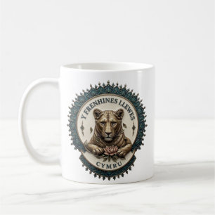 Y Frenhines Llewes. cymru Coffee Mug
