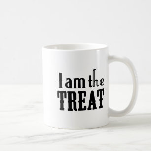 Y Halloween I Am The Treat Funny Holiday Coffee Mug