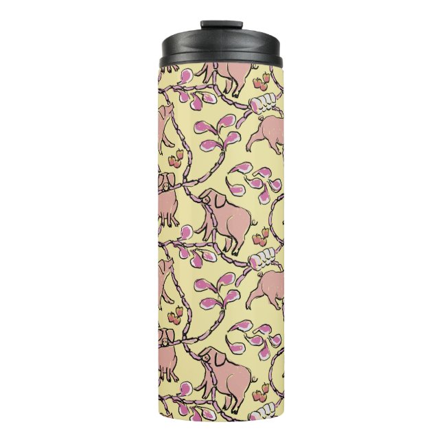 Y Hilarious pattern Chinese Vietnamese Pig Year T Thermal Tumbler (Front)