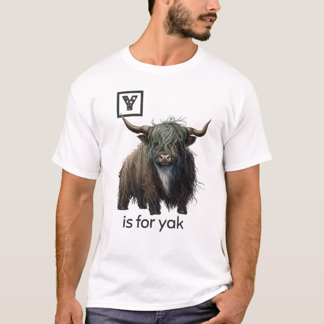 Y is for Yak T-Shirt (Front)